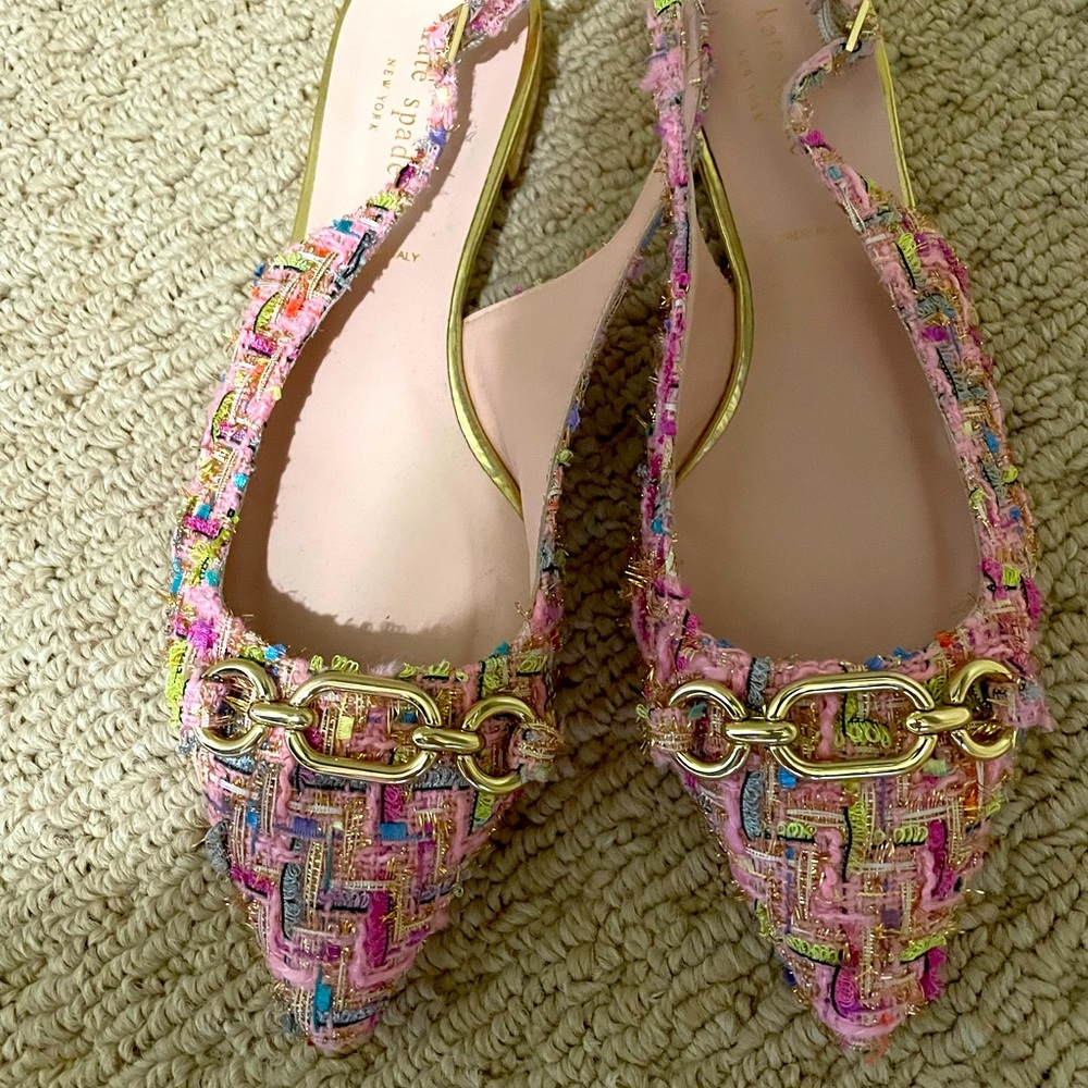 Kate Spade Pink Belle Flats 8.5